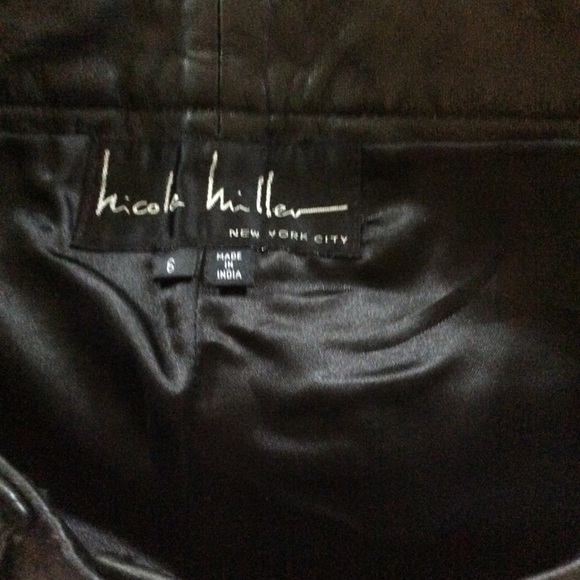 Nicole Miller Leather Pant - Picture 8 of 11